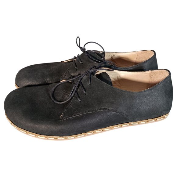 Atlantis Handmade Barefoot Casual Shoes Men\'s 11 Black Leather Lace up main image 9